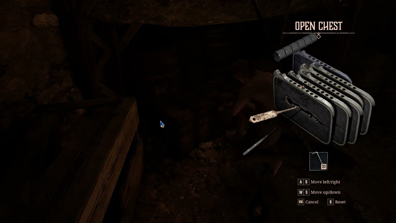 Gothic 1 Remake. Abandoned House Chest. East of Old Camp. Pick lock guide.