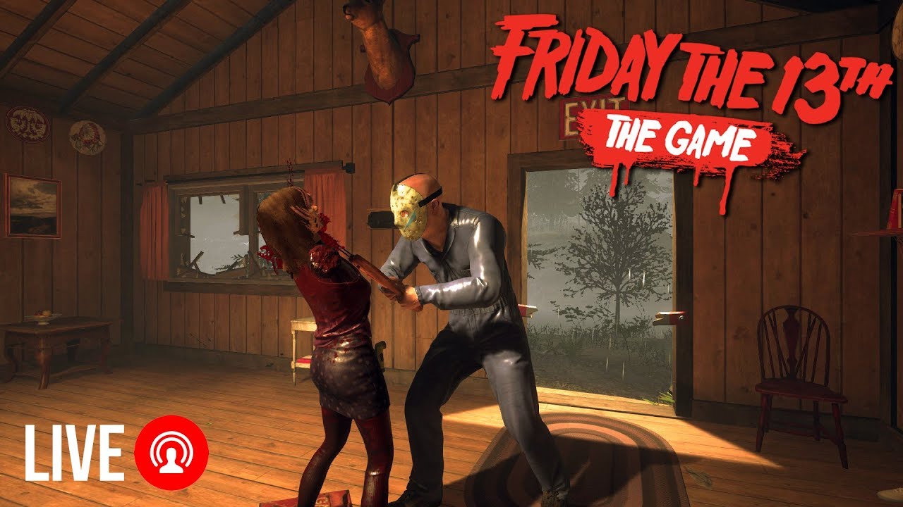 LIVE! Friday the 13th: The Game (Live Stream PC Gamplay)