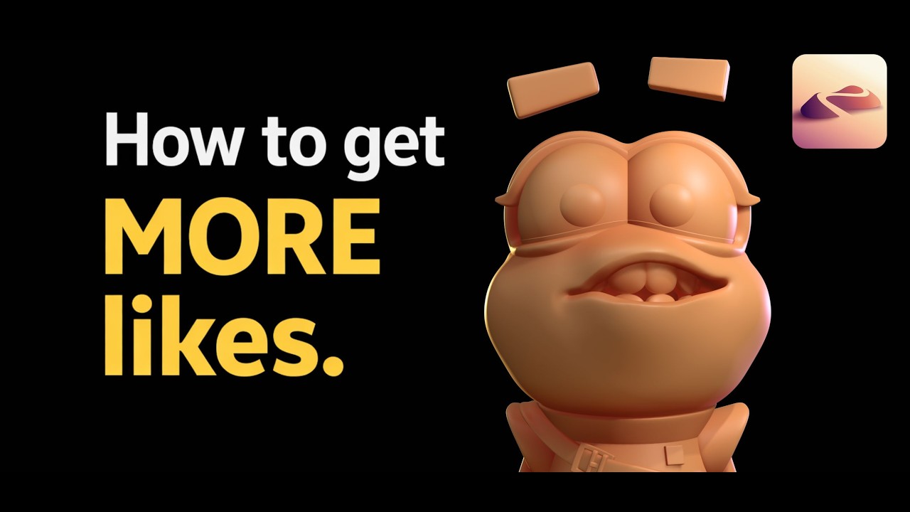 How to get more LIKES when posting your 3D sculpts