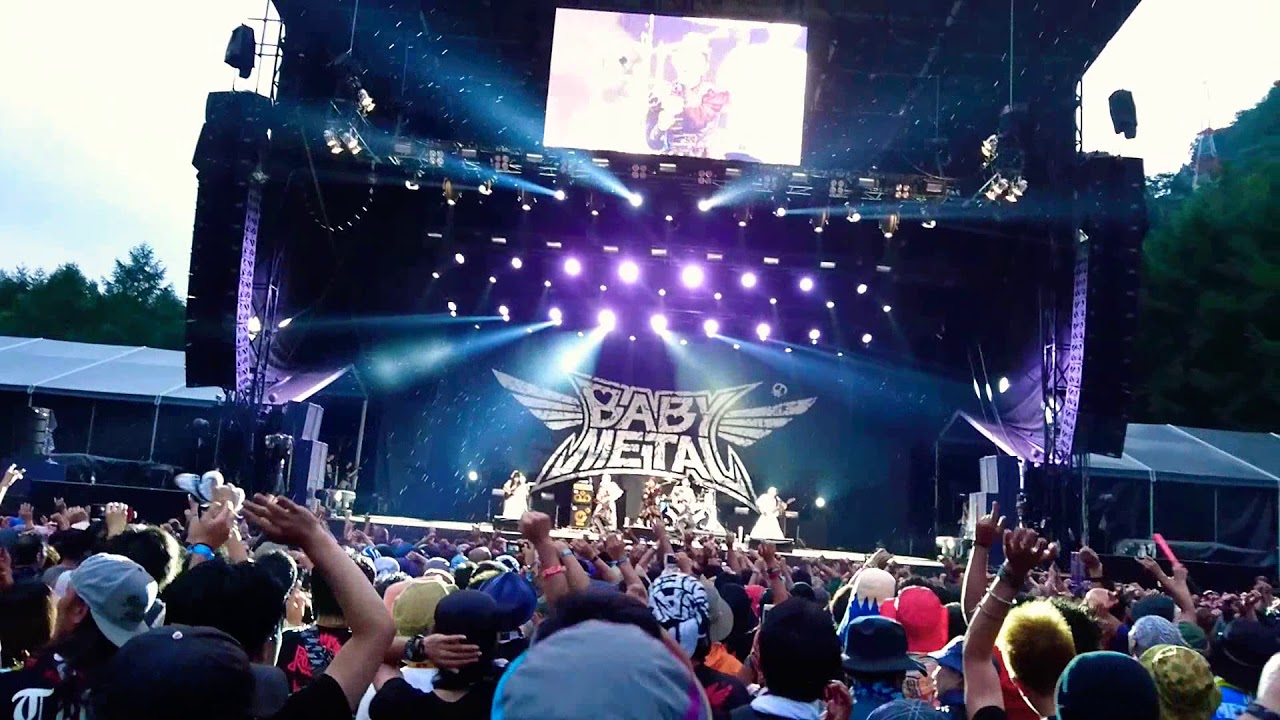 BABYMETAL フジロック2016 KARATE