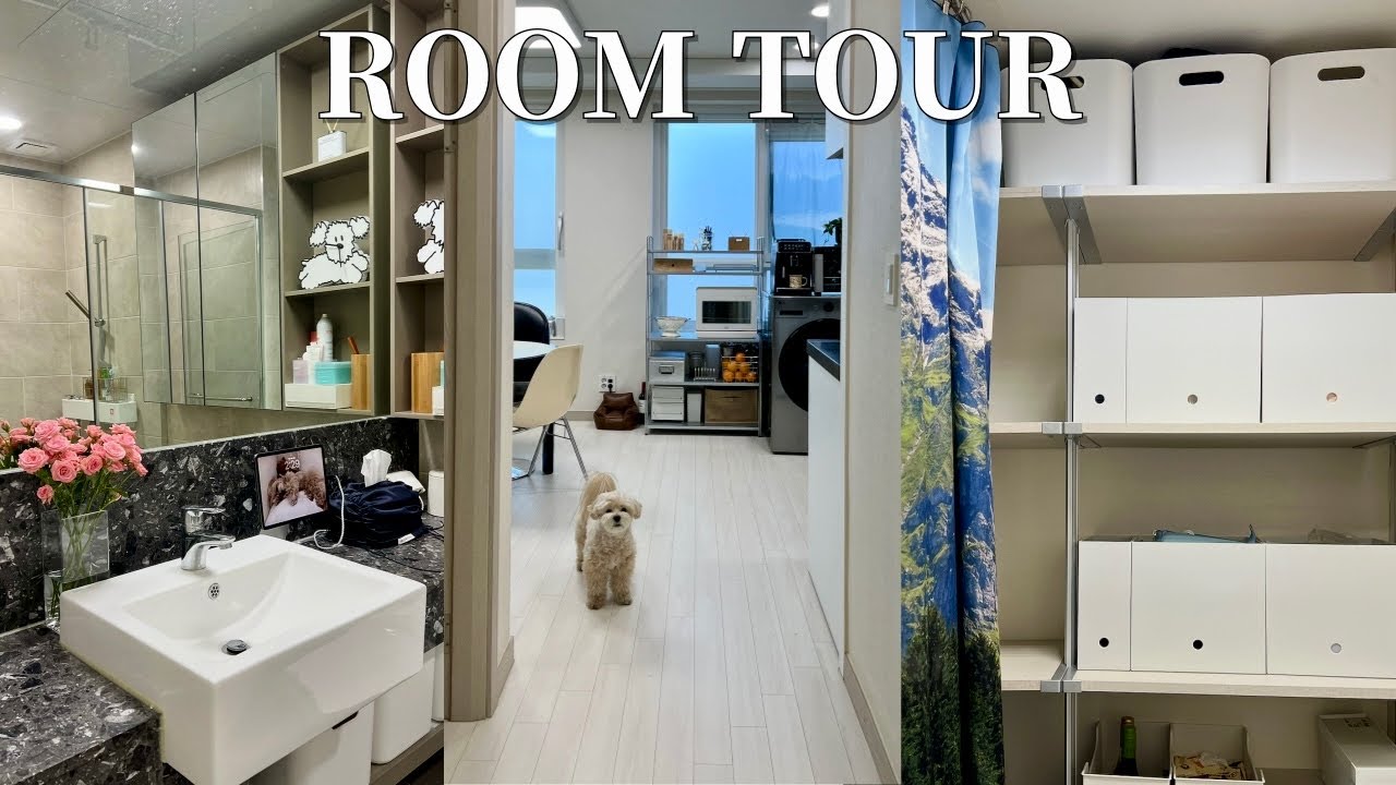 1.5룸 팬트리 있는 11평 신축오피스텔 룸투어🏠