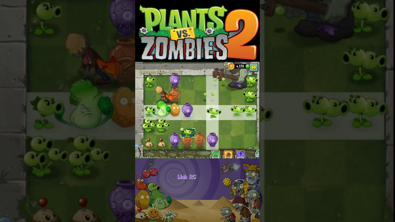 Plants vs Zombies 2 Vasebraker 42 | Liah RC #shorts #liahrc #liahrcgameplay #pvz2 #plantsvszombies