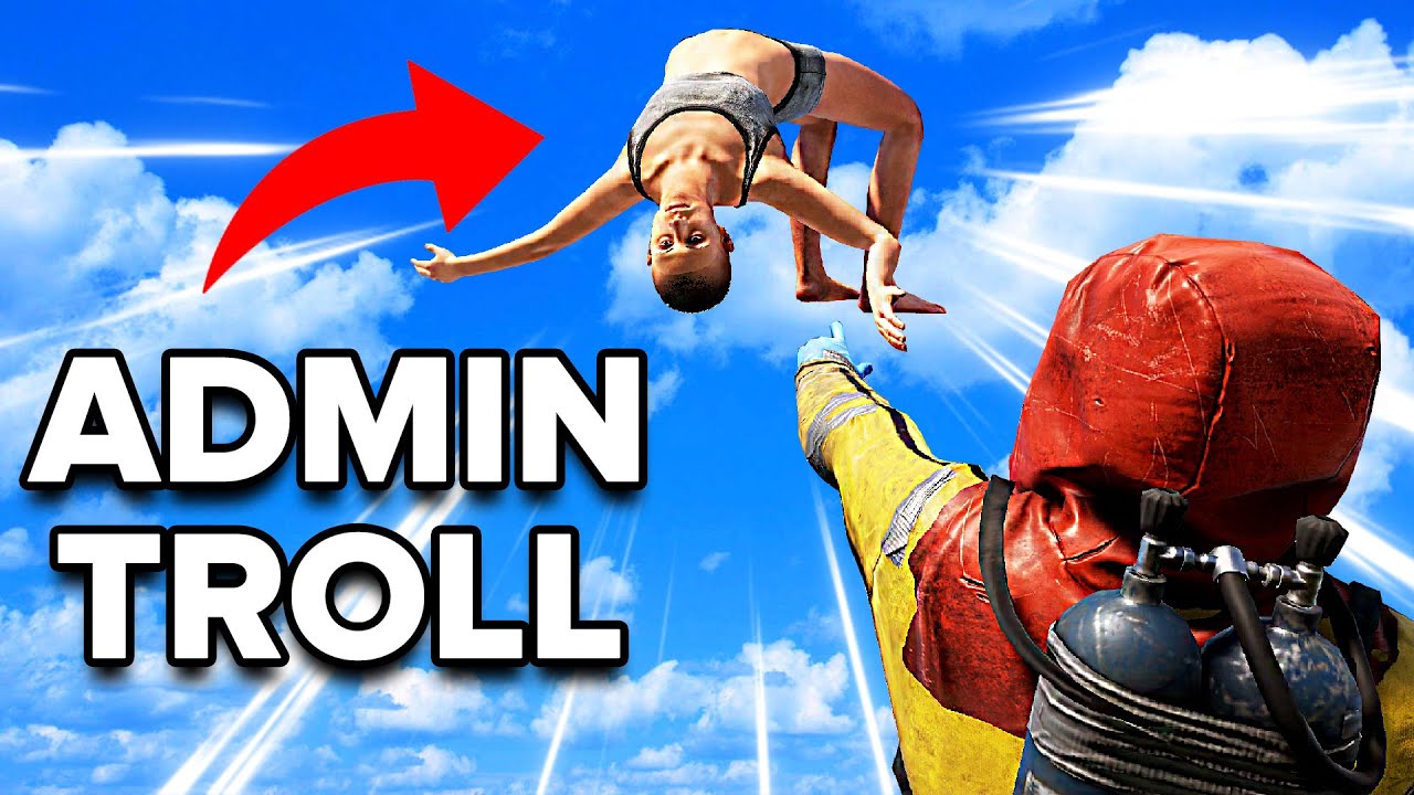 Ragdolling players in Rust - Admin Trolling