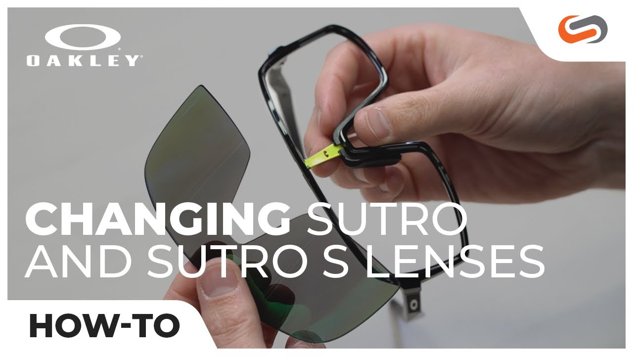 How to Interchange Oakley Sutro and Sutro S Lenses