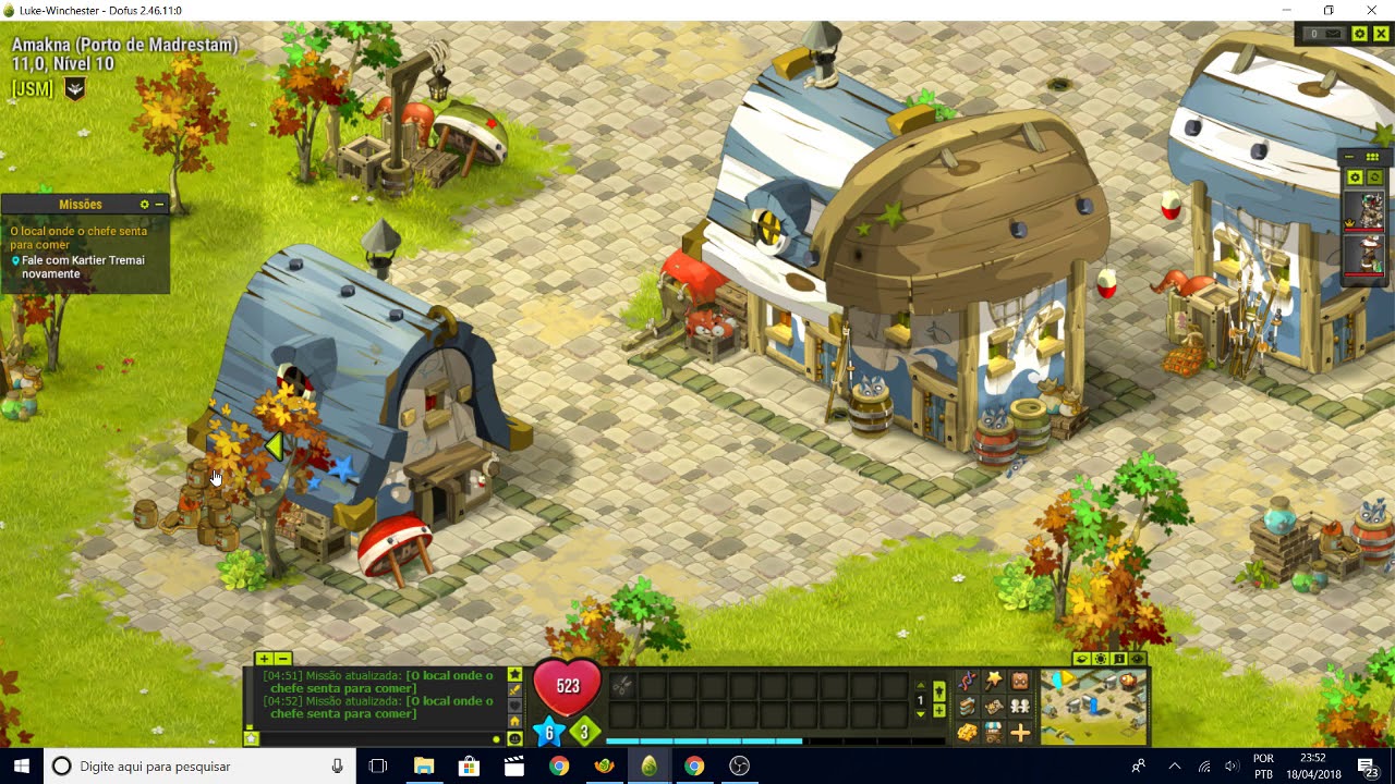 DOFUS CASTELO DE AMAKMA / MISS&Atilde;O #3 KARTIER TREMAI SE P&Otilde;E A MESA / SUCESSO #1 VALE DO CASTELO