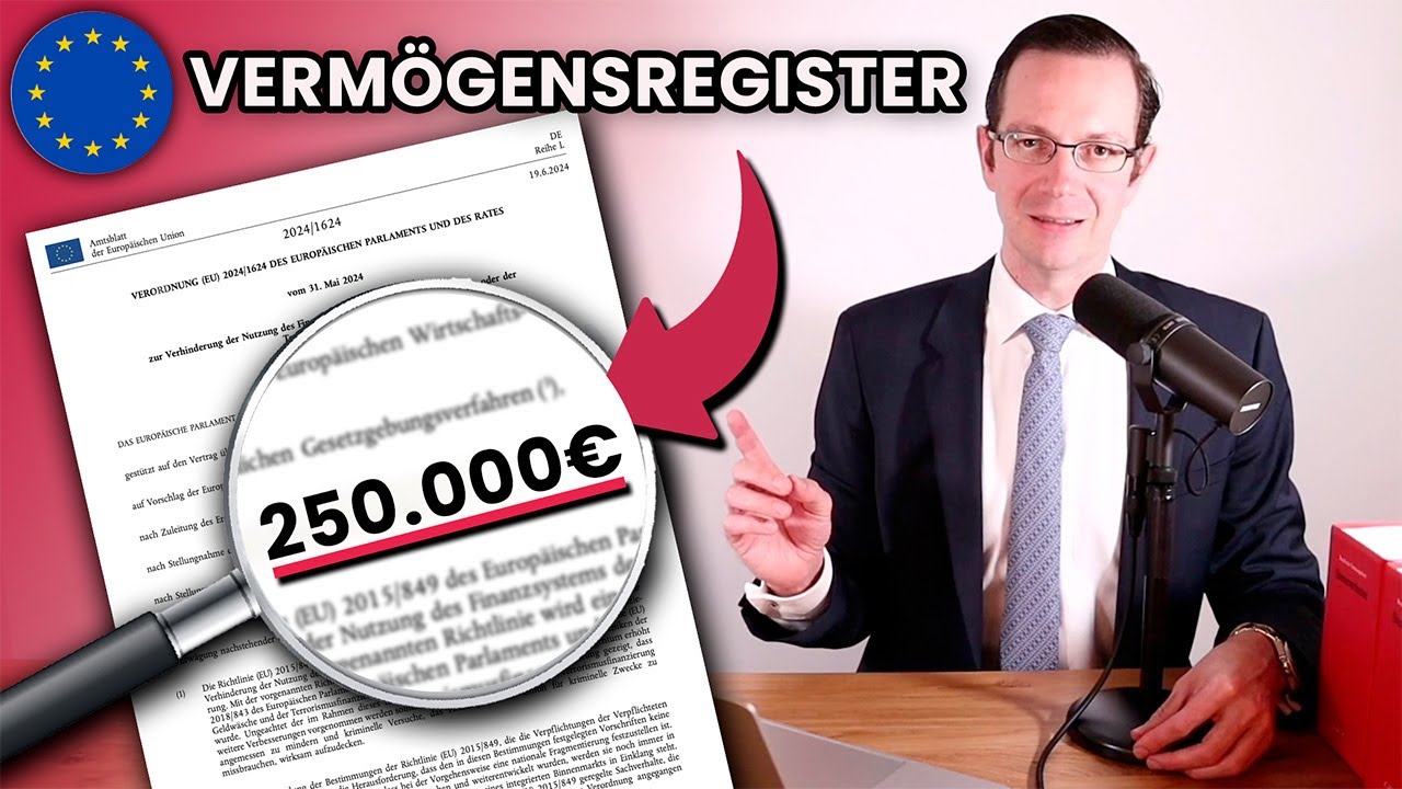 EU-Verm&ouml;gensregister ab 200.000 Euro? (Update 2024)