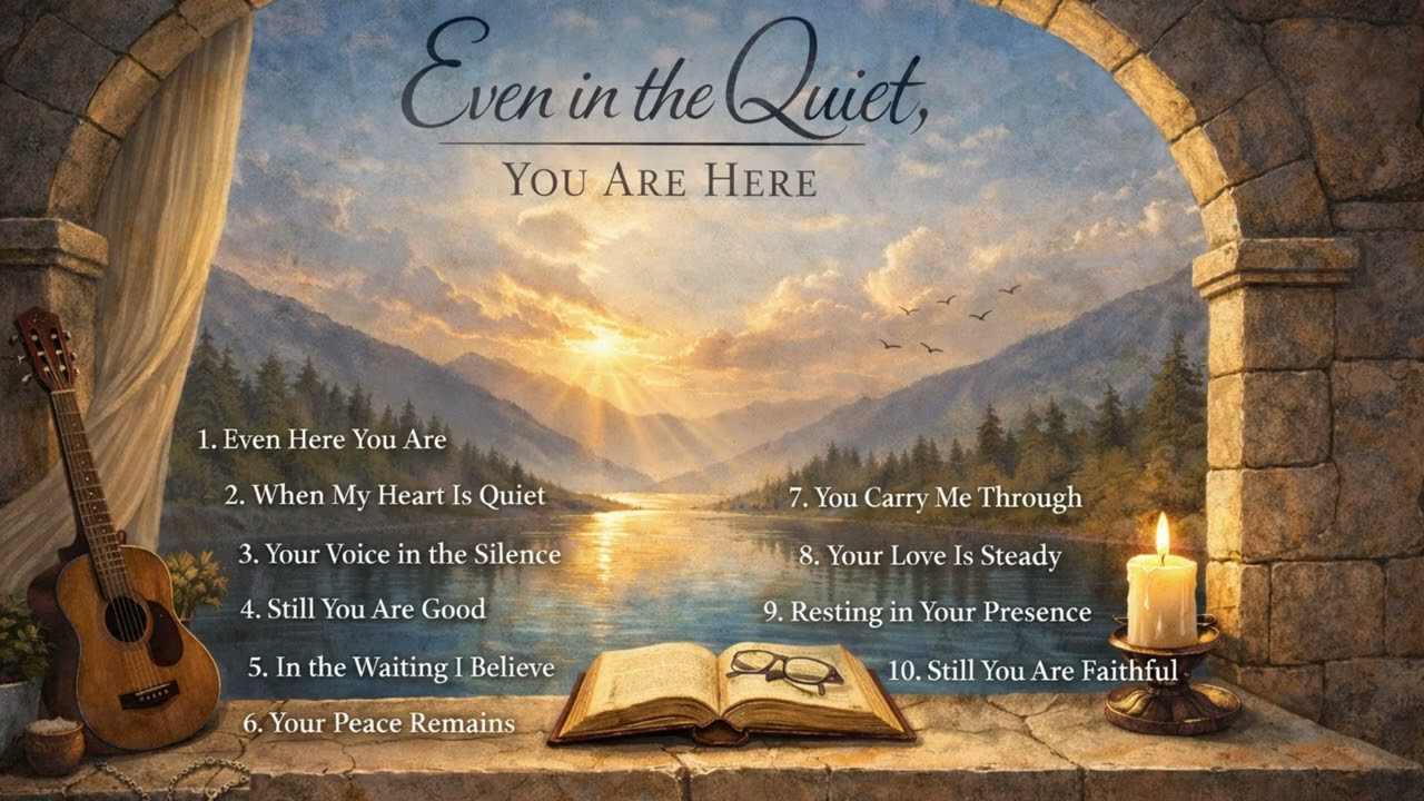 Peaceful Christian Worship Music for Prayer | Even in the Quiet, You Are Here (Full Album)