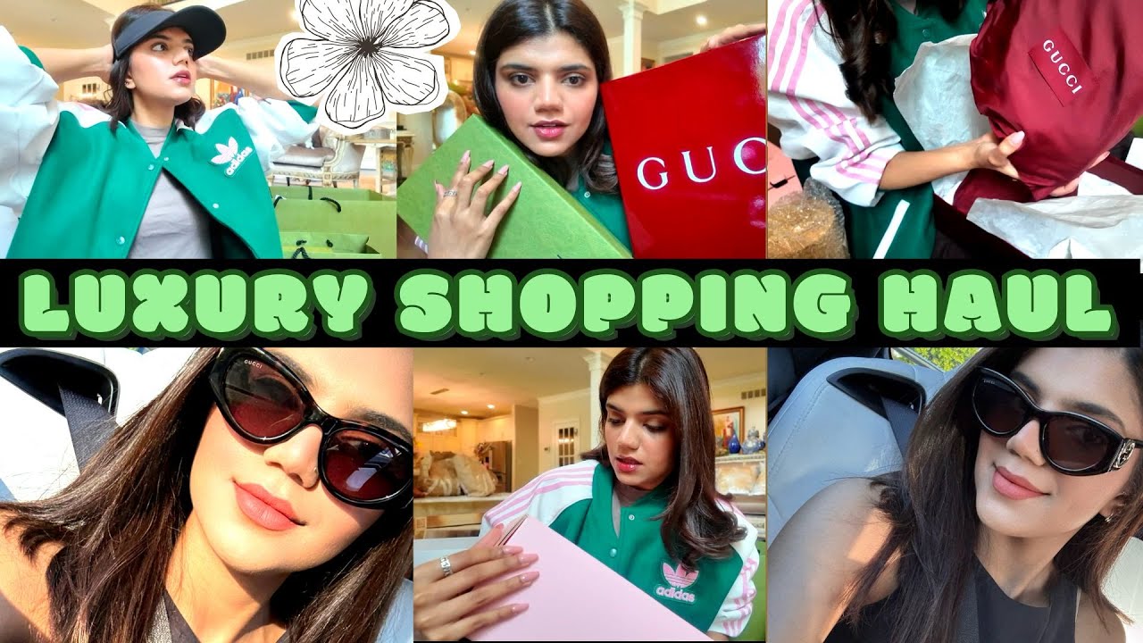 USA SHOPPING HAUL! LUXURY SHOPPING FROM GUCCI, ADIDAS, ALO AND MORE! WITH PRICES ON YOUR REQUEST