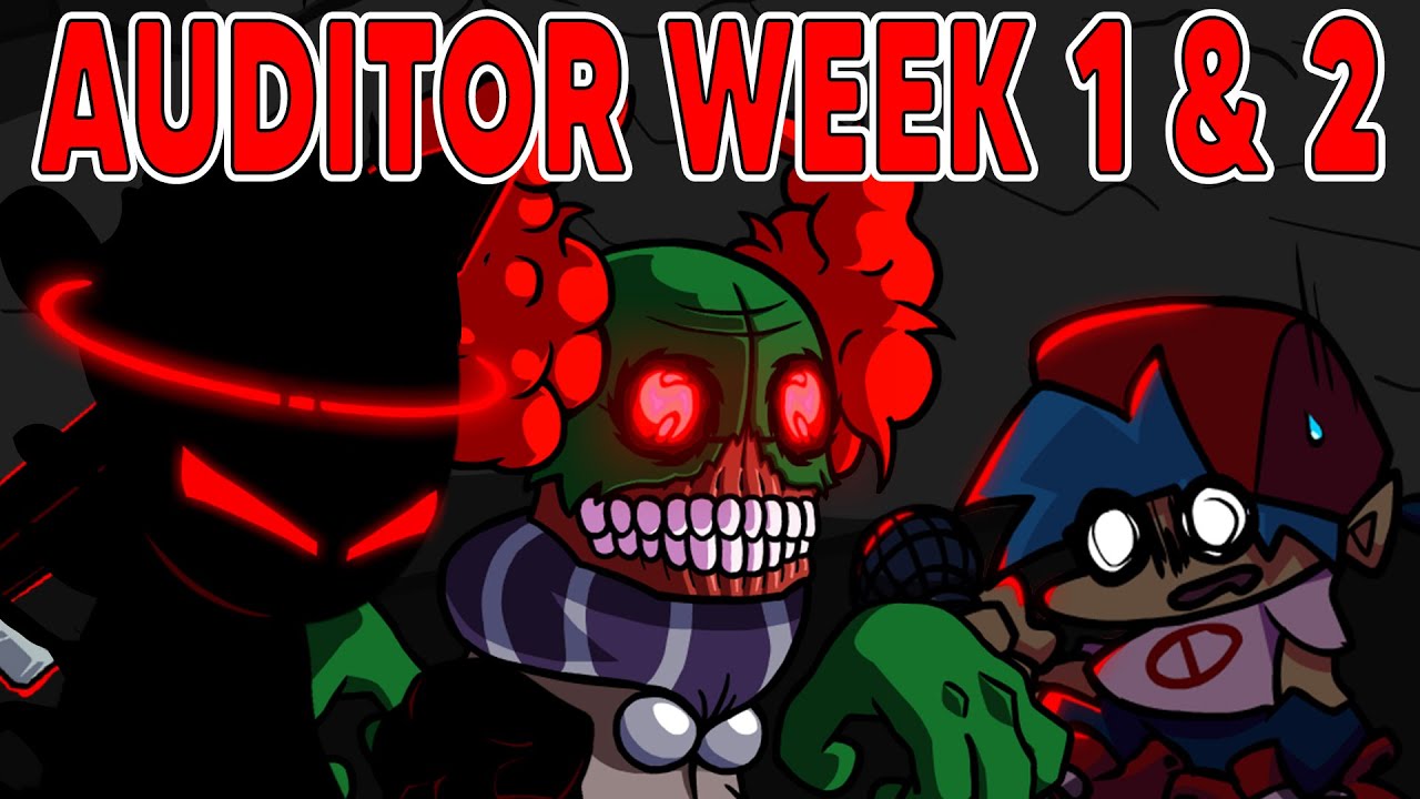 FNF vs Auditor FULL VERSION Week 1 & 2 (Gateway To Hell)