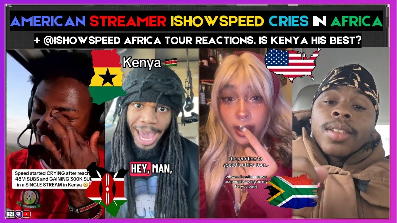 🇬🇭🇺🇸 AMERICAN STREAMER ISHOWSPEED CRIED IN AFRICA + @ISHOWSPEED AFRICA TOUR REACTIONS | Kamma Dyn