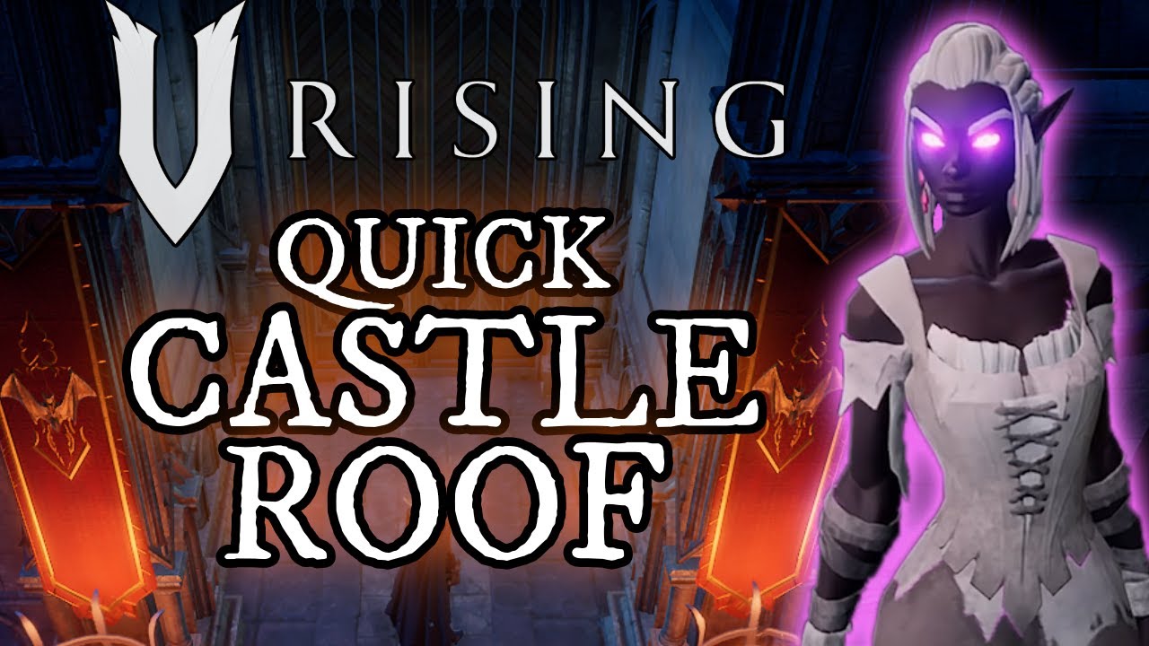 V RISING: How To Build A Roof FAST! - Castle Building Quest Trick