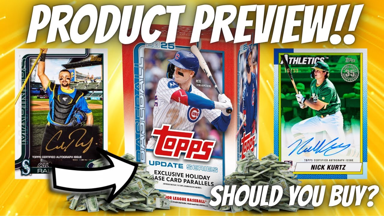 НОВЫЙ ВЫПУСК💥ПРЕВЬЮ-ПРОСМОТР ТОВАРА TOPPS UPDATE 2025 ГОДА💥 ИНФОРМАЦИЯ/КОНТРОЛЬНЫЙ СПИСОК БЕЙСБОЛ...