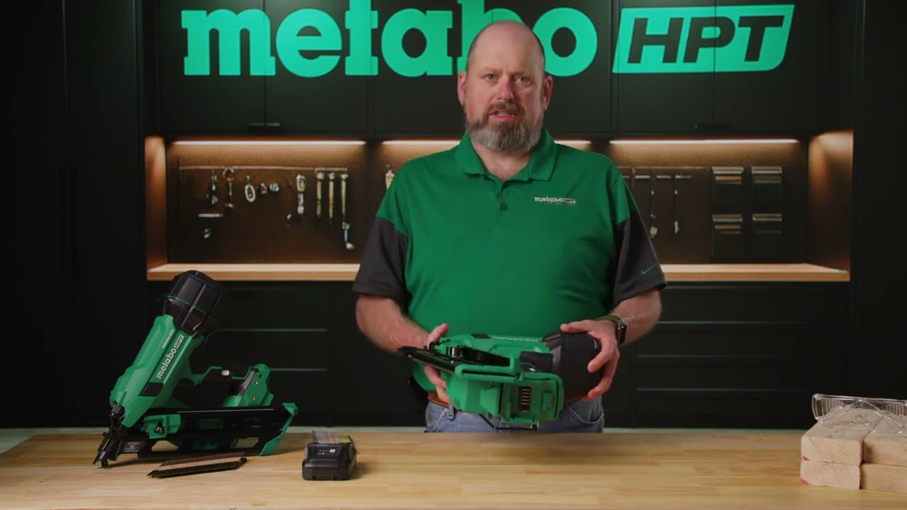 Metabo HPT NR1890DRA | Lightweight Cordless Framing Nailer Training