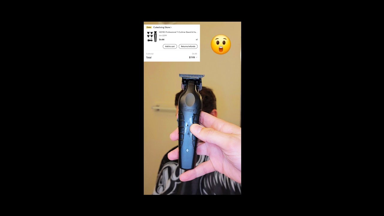 Is a $7 Trimmer worth it? #Kemei #Kemei2299 #Kemeitrimmer #barber