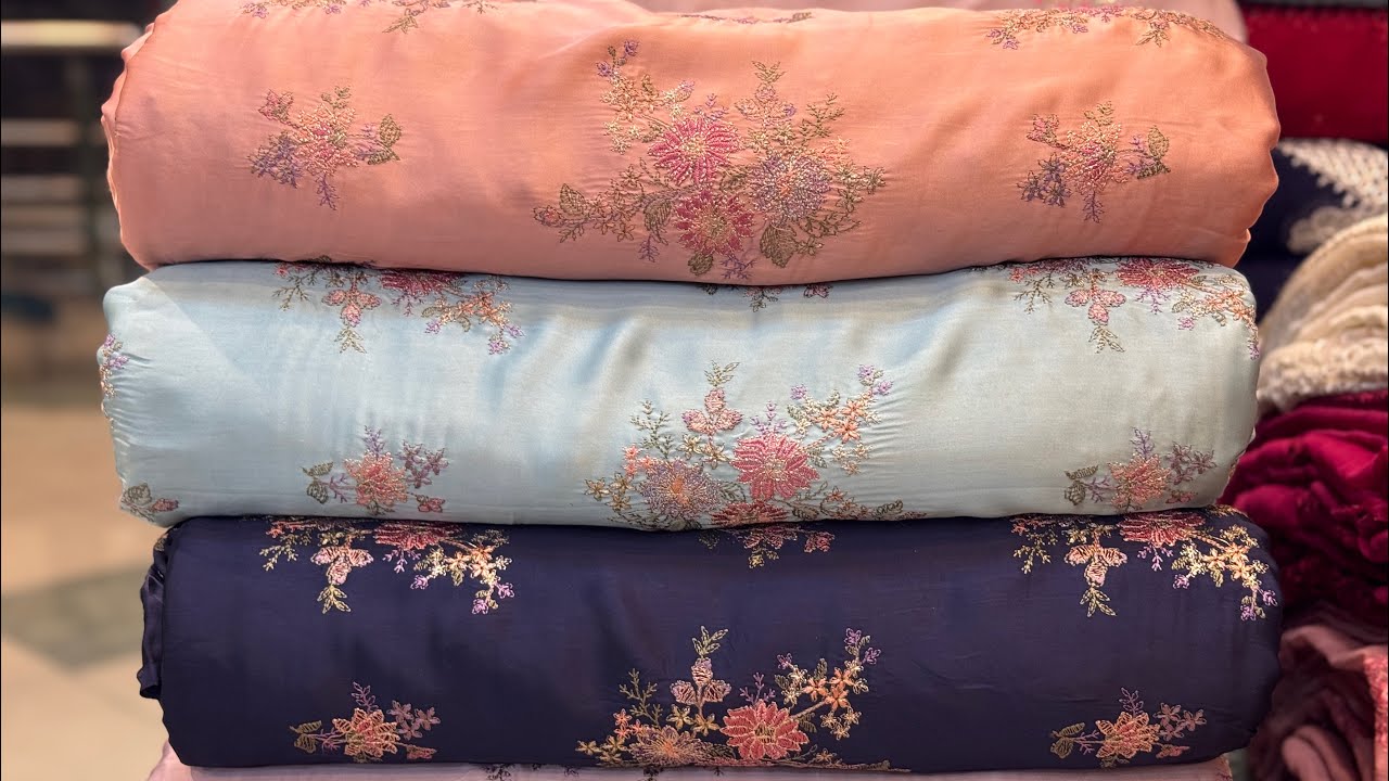 Pure Korean Shamos Silk Most Trending Article In stock now  Price 9000/- 3 pc 