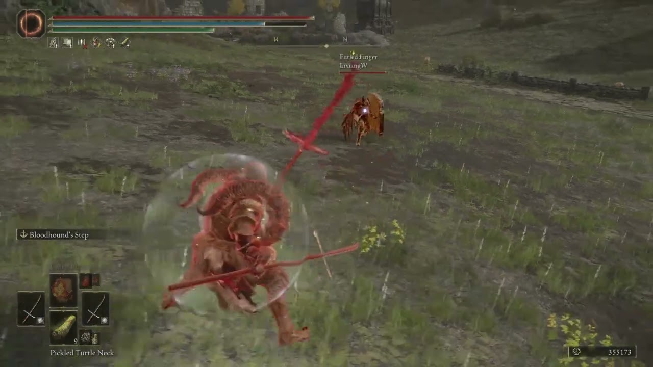 Open world 1v1s with snb build and bleed build