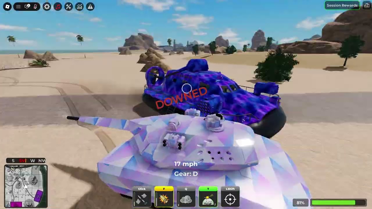 Destroying War Tycoon server with the PL-01