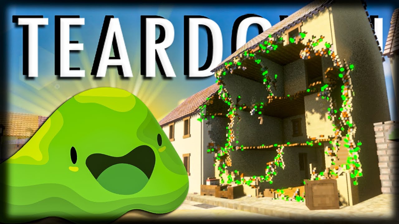 SLIMES COMEDORES DE PRÉDIOS!! - Jogando Teardown