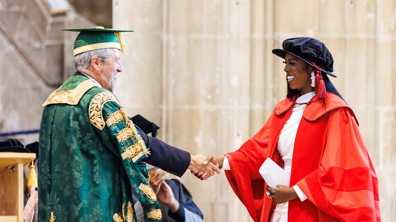 Queen of Afrobeats Tiwa Savage sings at her Honorary Degree ceremony!