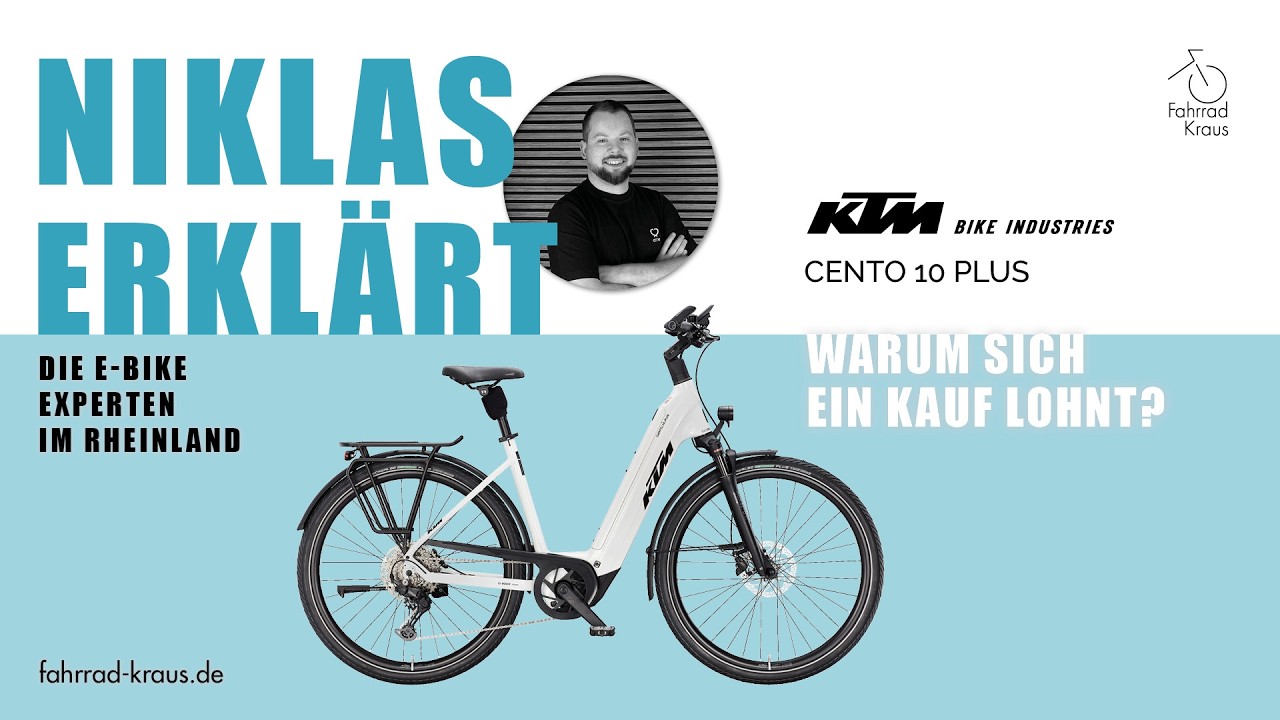 KTM Cento 10 Plus – High-End Trekking E-Bike mit 800Wh, Bosch CX Motor & Kiox 500 Display