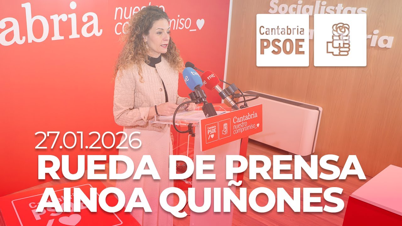 RUEDA DE PRENSA DE AINOA QUIÑONES 27.01.2026