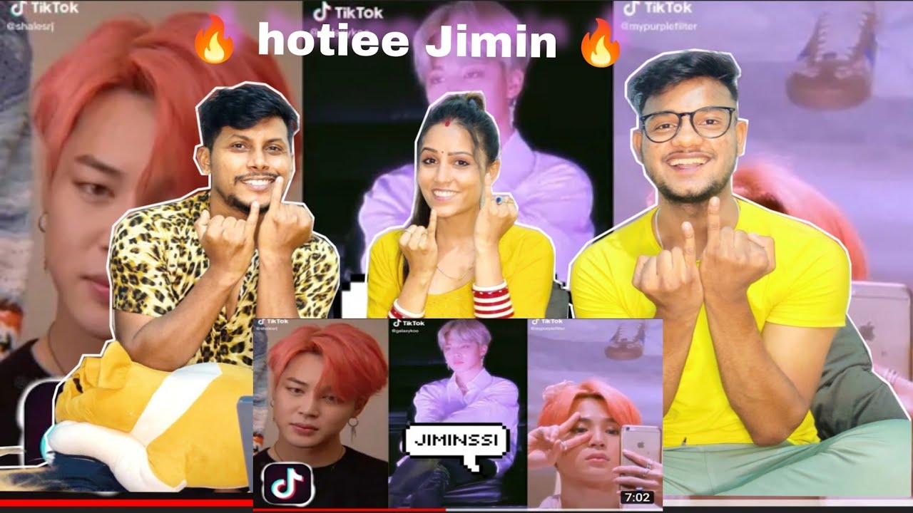 Park Jimin Tiktok Reaction | Indian Reaction To BTS Jimin Tiktok | Rahul Khushi Ft Dance Icon Bhuvi
