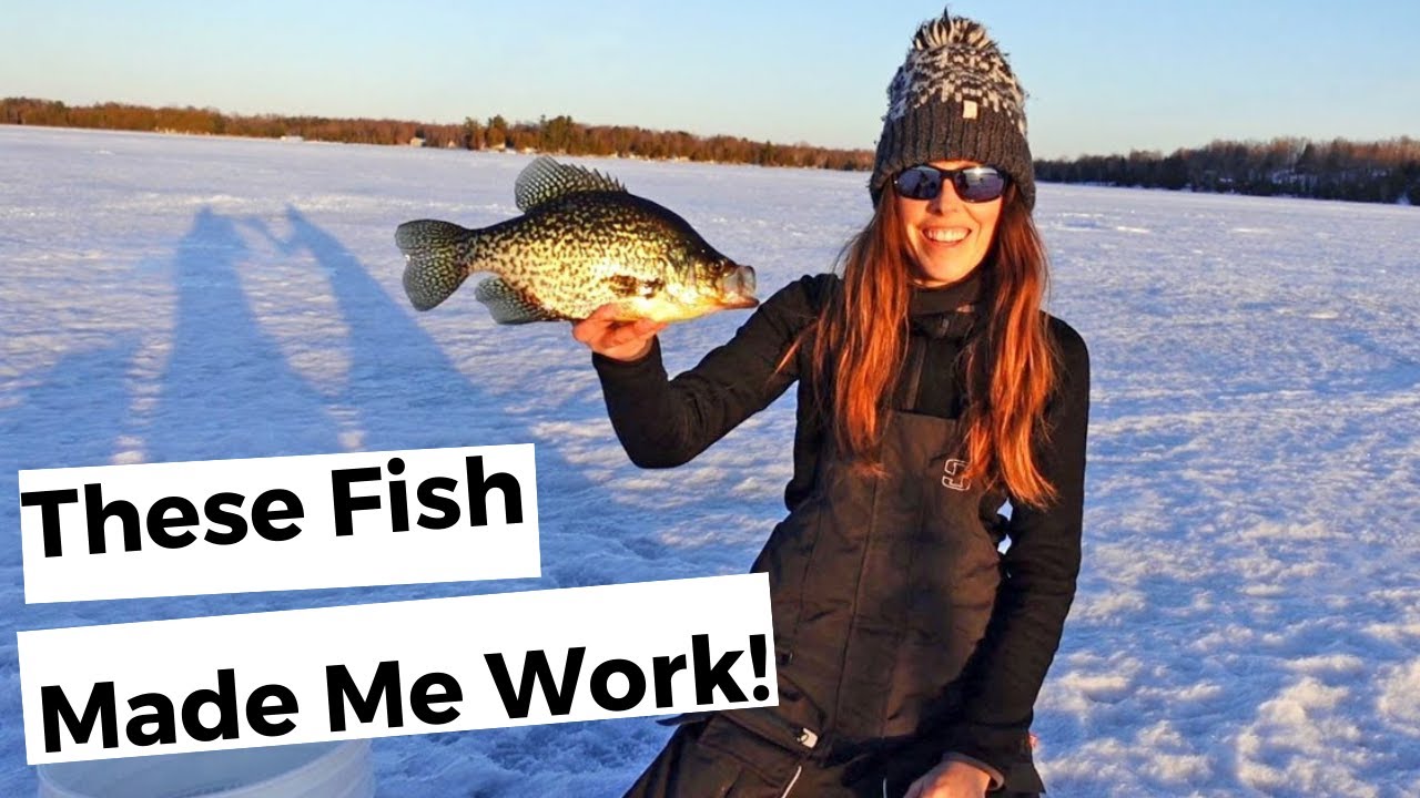 Ice Fishing for Crappie with Livescope!