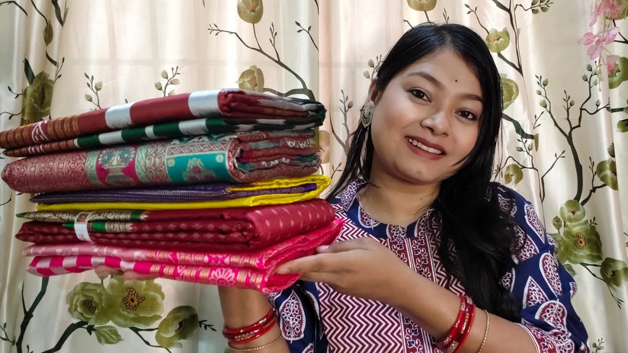 Meesho Bangalore silk saree under 500 😳 ବାଙ୍ଗାଲୋର ସିଲ୍କ ଶାଢ଼ୀ ମାତ୍ର ୫୦୦ ଟଙ୍କା ରେ 😱