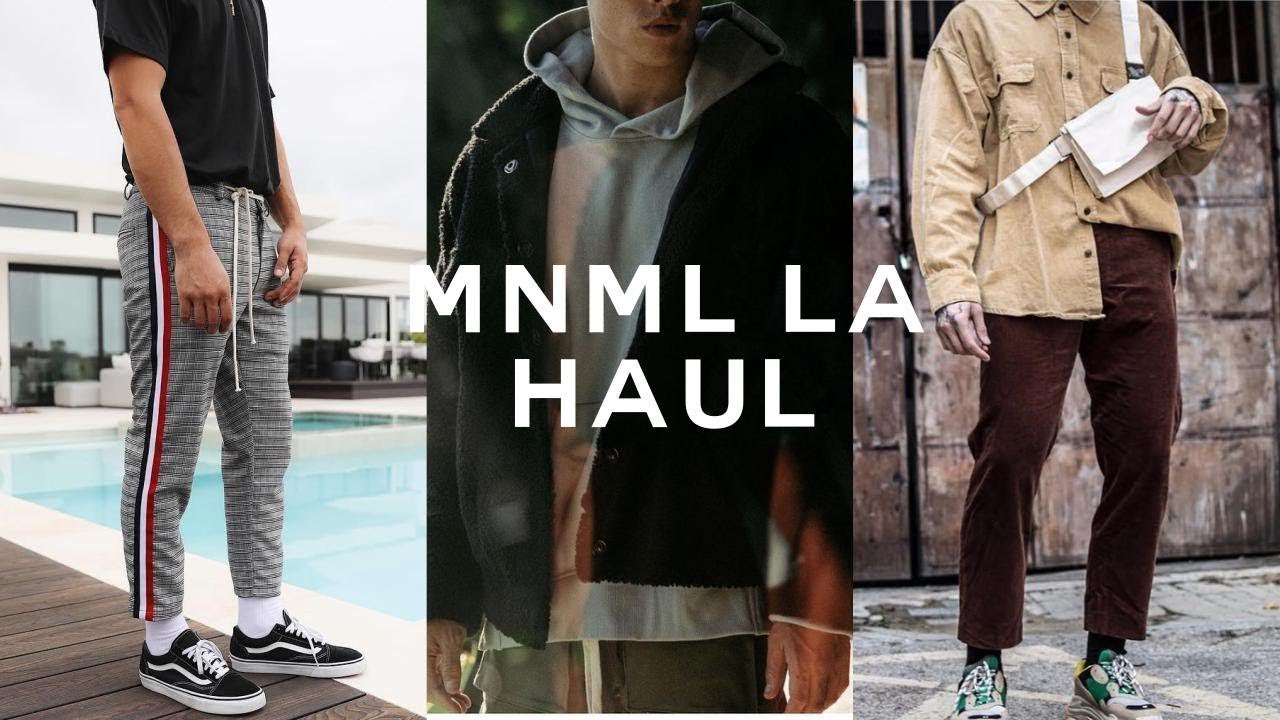 MNML LA TRY ON HAUL/UNBOXING (Black Friday SALE)