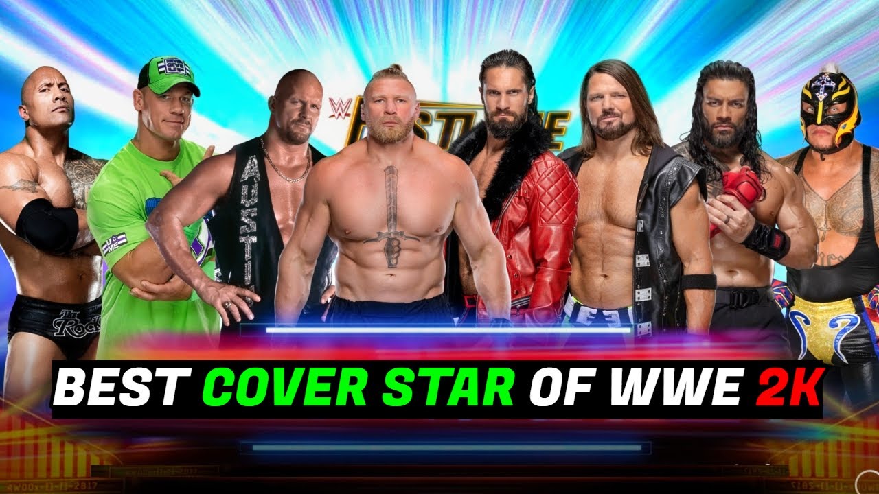 Roman Reigns Vs Rock Vs Cena Vs Brock Lesnar Vs Stone Cold Vs Rey Vs Aj Styles Vs Rollins WWE 2K22