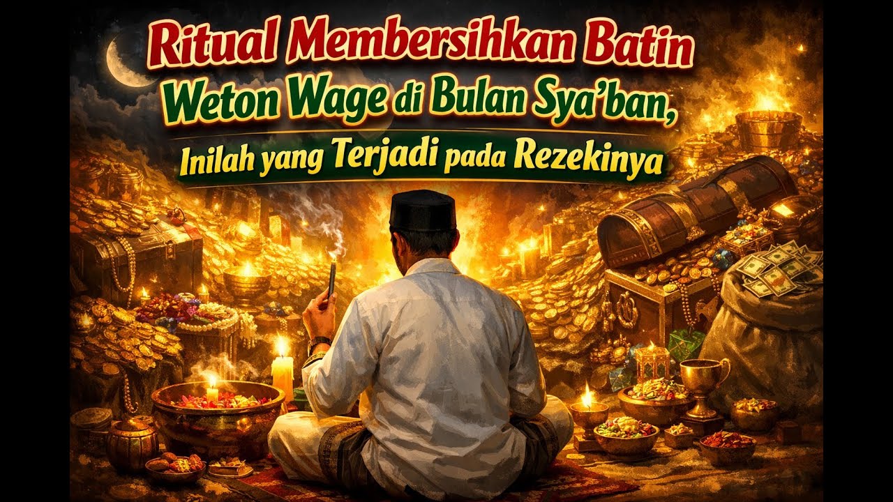 WETON WAGE. LAKUKAN PEMBERSIHAN BATINMU DI BULAN SYA'BAN!!!