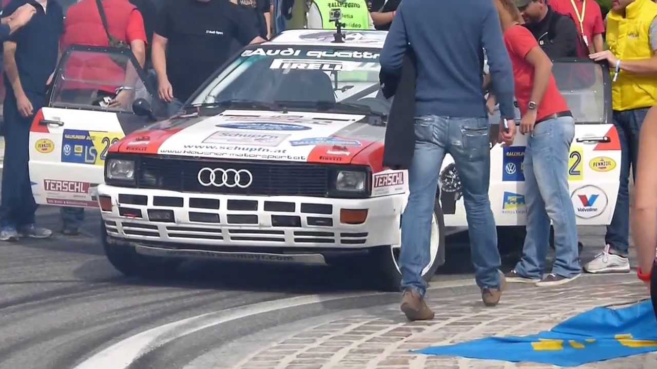 KLAUSNER AUDI QUATTRO RALLY LEGEND 2013 SHOW