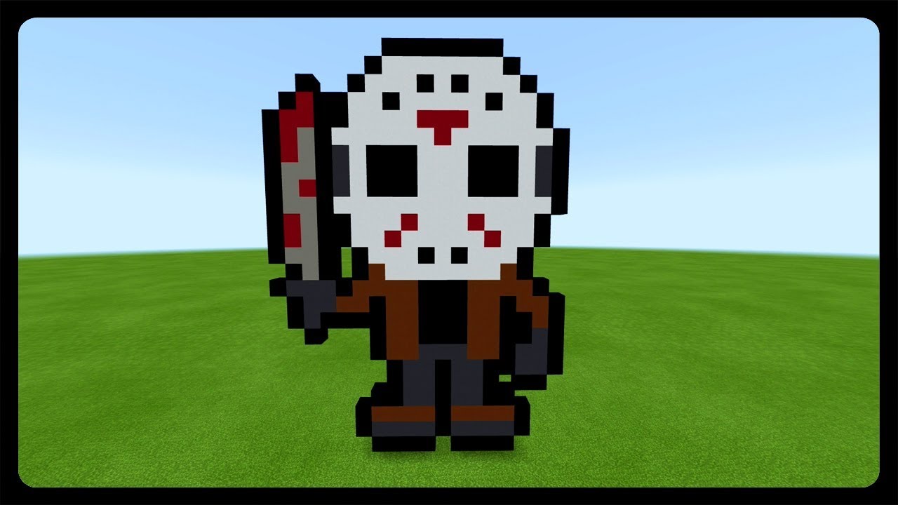 Minecraft: How To Build Jason From Friday The 13th Tutorial!