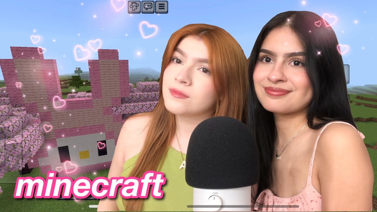 asmr | jugando minecraft con mi hermana