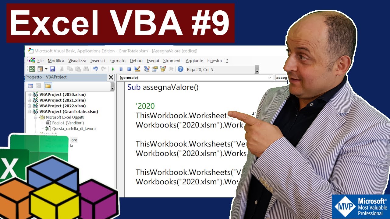 Excel VBA #9 Lavorare tra carelle di lavoro (workbooks) 2 metodi copia e incolla VS. Assegna valore