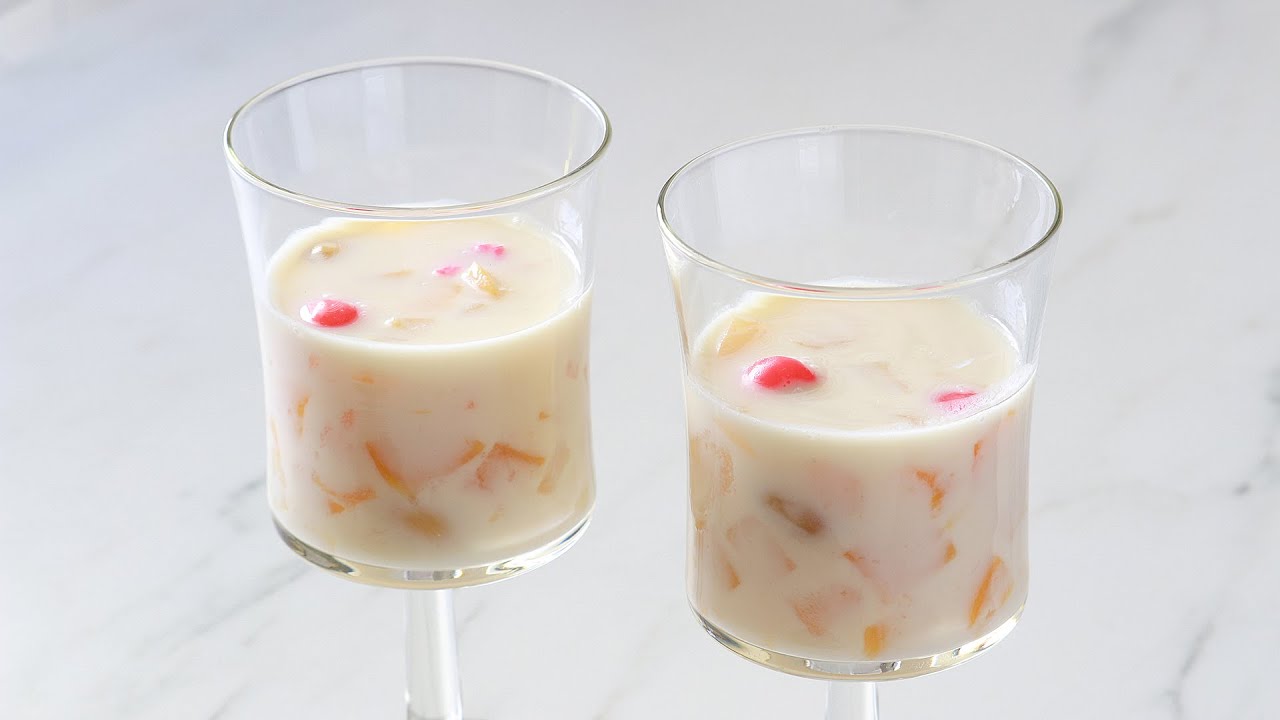 Fruit Cocktail Dessert (Belizean Style)