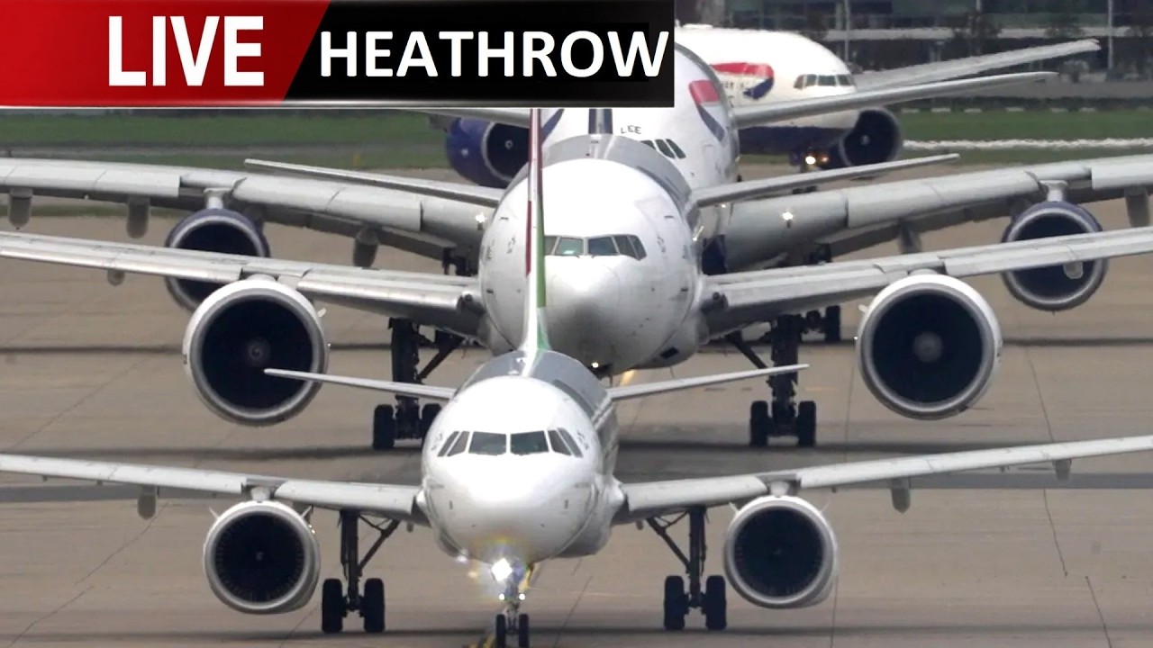 Heathrow Airport LIVE | Singapore Airlines A380, Emirates, Etihad, Delta EMERGENCY BA 295