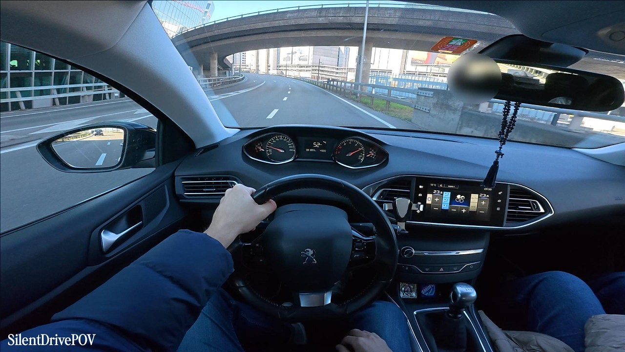 POV Driving My Parents to Zurich Airport | Peugeot 308 (125hp)