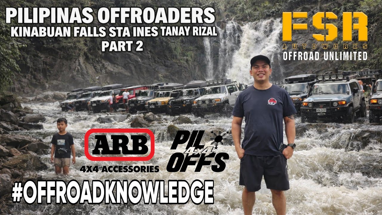 Pilipinas Offroaders Kinabuan Falls Sta Ines Tanay Rizal Part 2