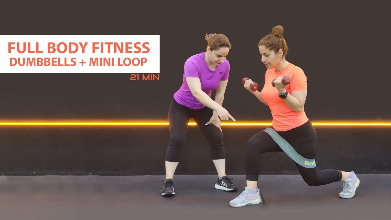 🤸‍♀️Full Body Dumbbell & Mini Loop Workouts 🔥 Fitness