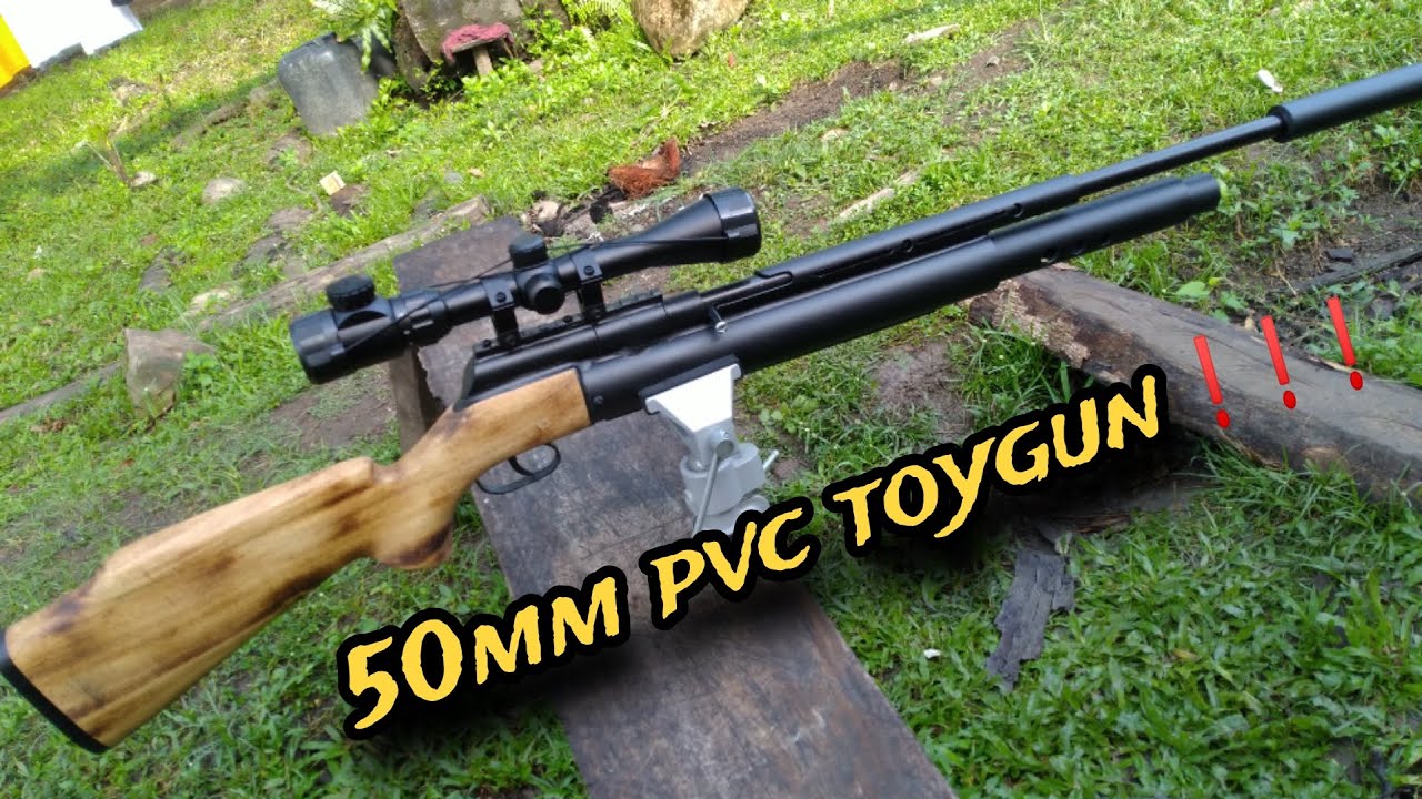 50mm body chamber pvc toygun accuracy test at 20meter #toygun #slingshot #toygunonly❗❗❗