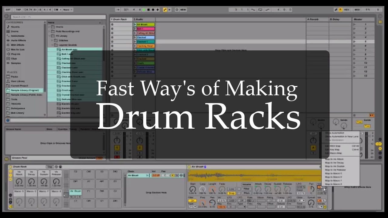 Creating New Drum Racks from Scratch - Fast Techniques