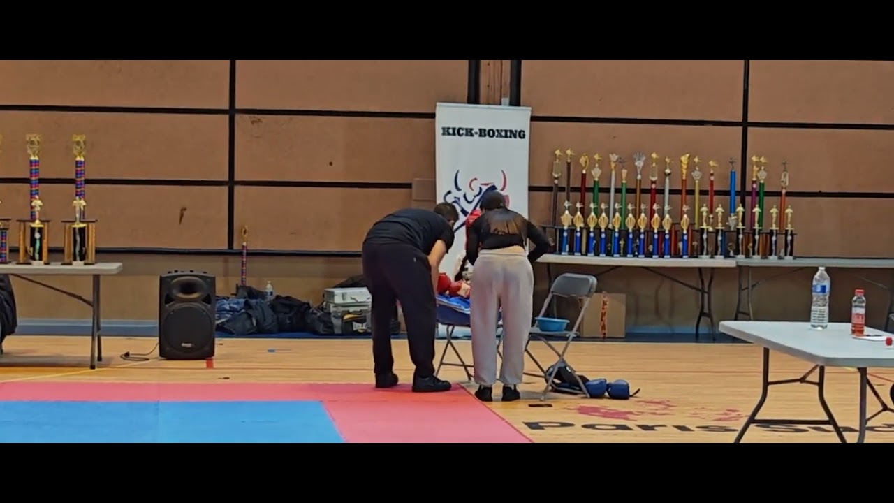 Mohamed Dehimi Pôle Boxe 77 Coupe de France light contact Alicia Finale 