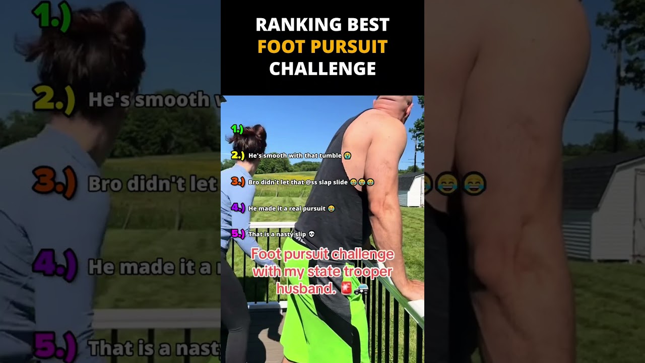 FOOT PURSUIT CHALLENGE Best moments 🤣 #shorts