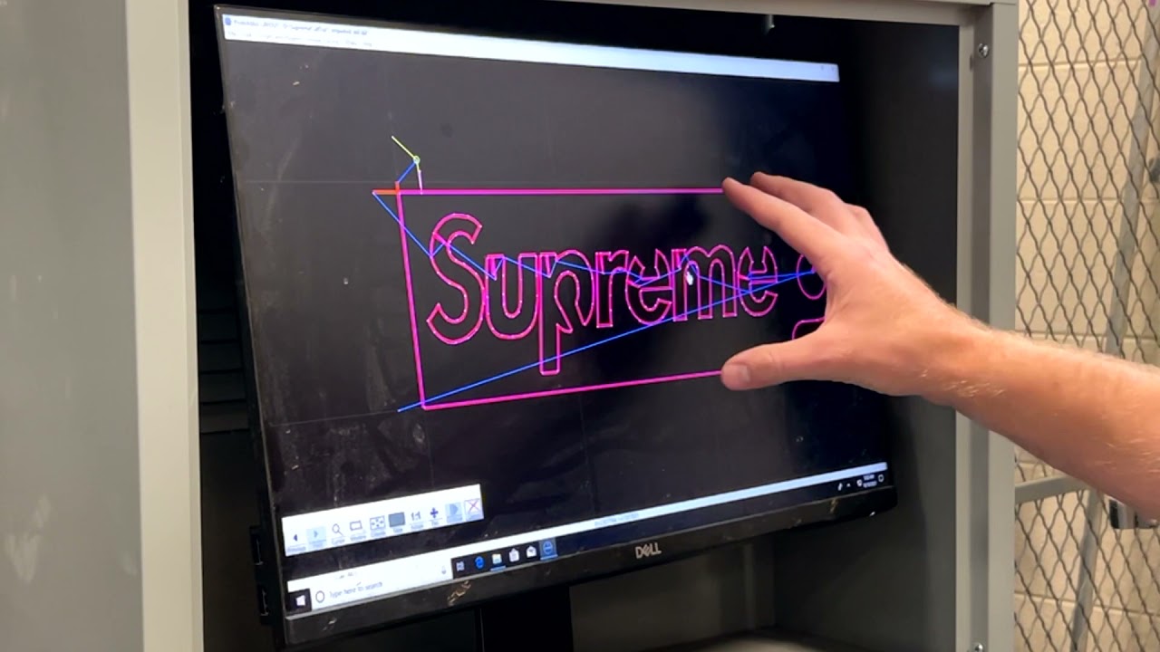 ProtoMAX Waterjet, Making a Supreme Keychain