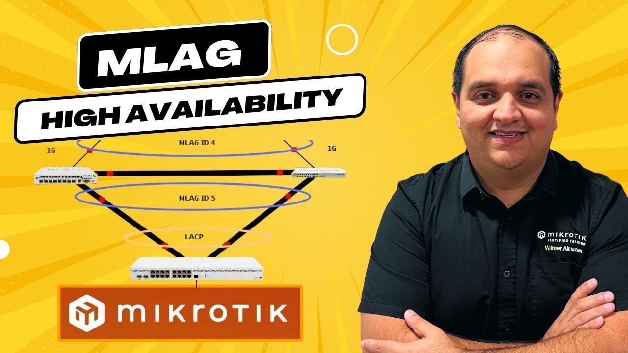 MLAG With Mikrotik - High Availability  (Full Lab)