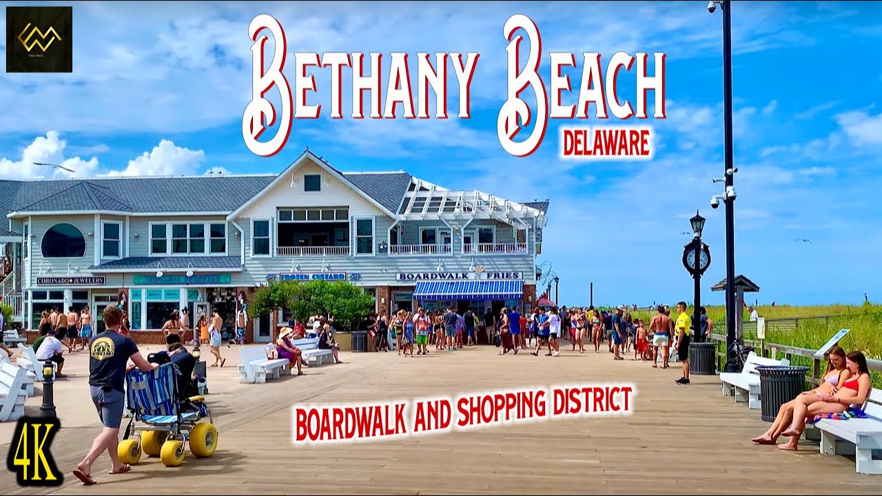 Bethany Beach Delaware Boardwalk [4K]