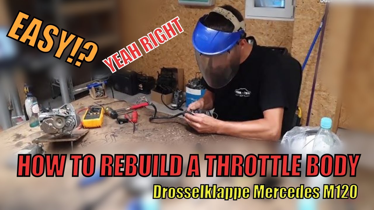 MKB TEC | How to REBUILD a MERCEDES M120 throttle body | Drosselklappe