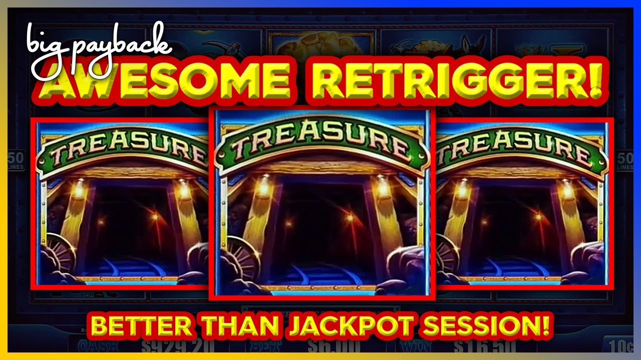 $15/Spin → PROGRESSIVE!!! Enhanced BONUS on Eureka Treasure Train Slots!