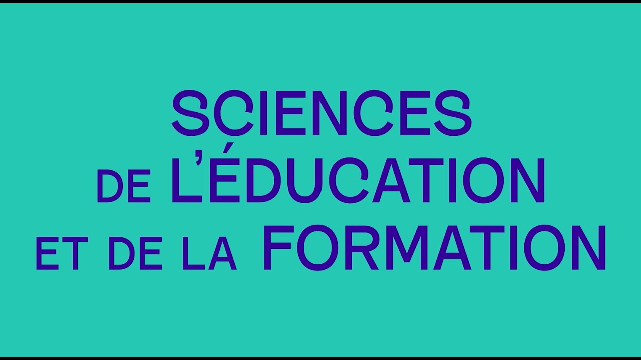MASTER SCIENCES DE L&rsquo;&Eacute;DUCATION ET DE LA FORMATION / DIRECTION DES ORGANISATIONS &Eacute;DUCATIVES